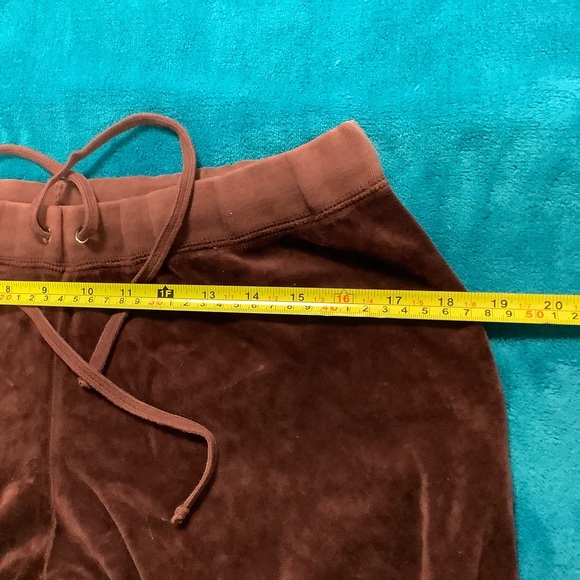 Juicy Couture Maroon Wine Velour Tracksuit - Picture 11 of 14